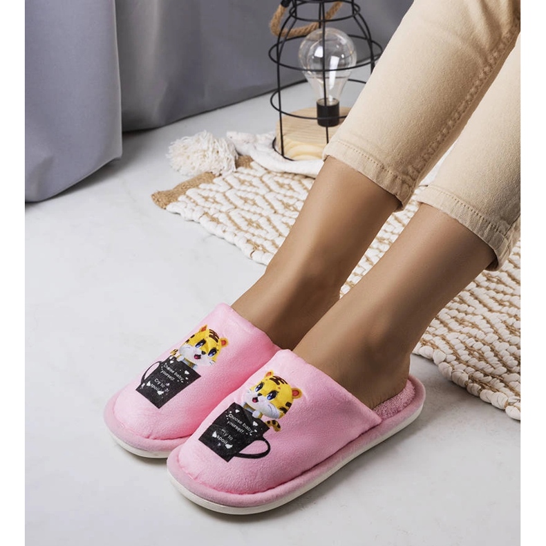Chaussons souples Catcup roses 1 Chaussons souples Catcup roses 1