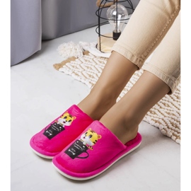 Chaussons souples Catcup rose fluo 1 Chaussons souples Catcup rose fluo 1