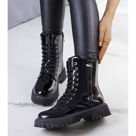 Bottes isolées noires de Sido le noir 2