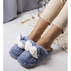 PA1 Chaussons souples Rabit bleu 1