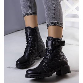 BM Bottes matelassées isolantes noires Arseny le noir 2