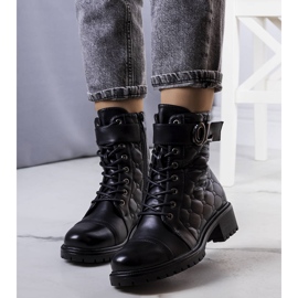 BM Bottes matelassées isolantes noires Arseny le noir 1