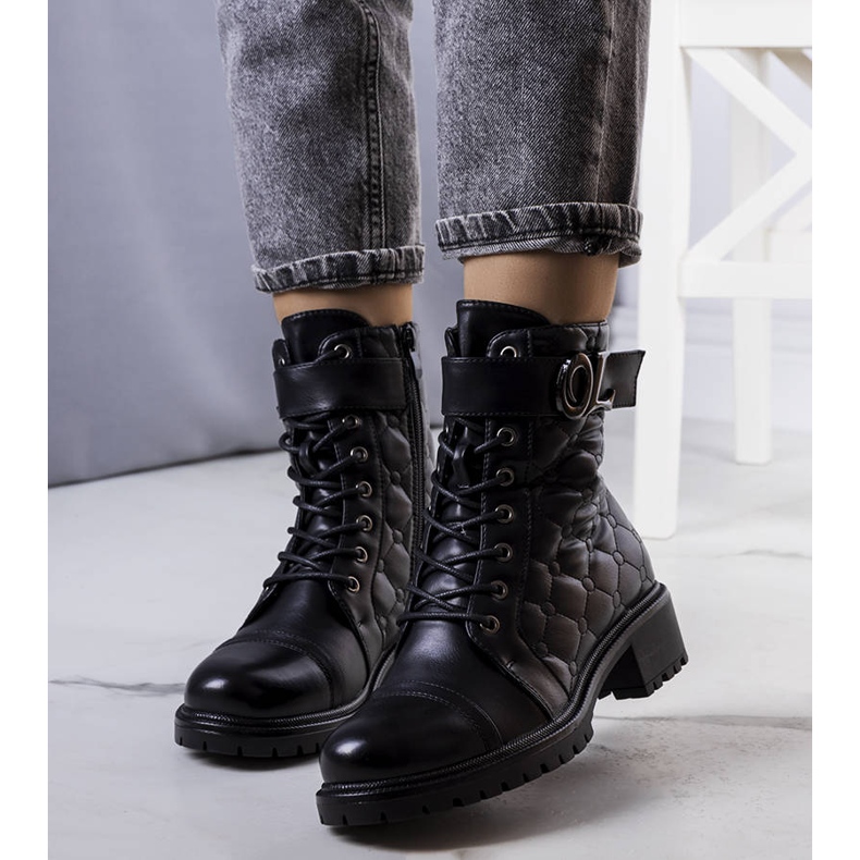 BM Bottes matelassées isolantes noires Arseny le noir 1