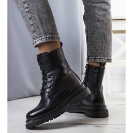 Bottes isolées noires de Vanta le noir 3