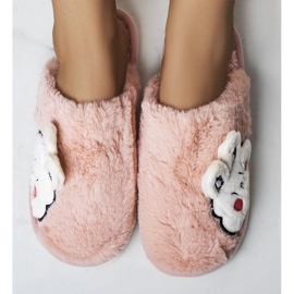 Chaussons Half Bunny doux rose clair 1 Chaussons Half Bunny doux rose clair 1