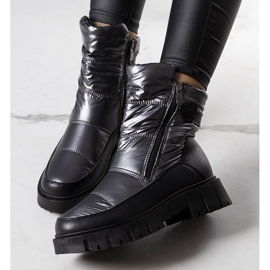 PA1 Après-skis femme Koltso argentés le noir 1