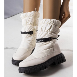 Bottes de neige blanches LoveXsnow 1