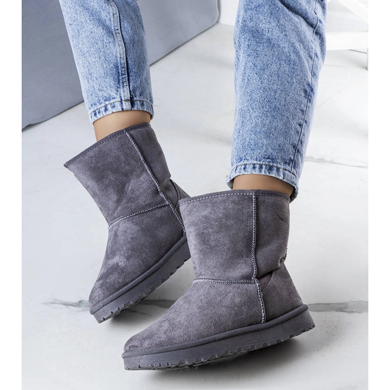 Hank bottes de neige isolées grises 1 Hank bottes de neige isolées grises 1