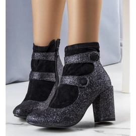 Boots brocard noir Orlando le noir 1