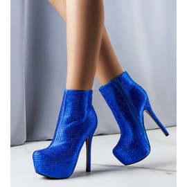 BM Bottes à talons bleus de Tatiana 1