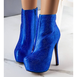 BM Bottes à talons bleus de Tatiana 2