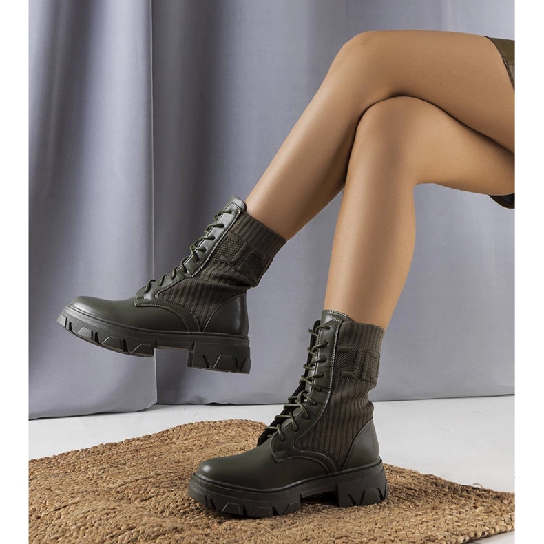 Bottes de randonnée vertes Kori 1