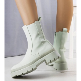 Bottes isolantes vertes mates de Coletta 1