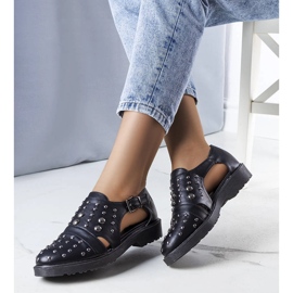 Chaussures basses noires Eleana le noir 1