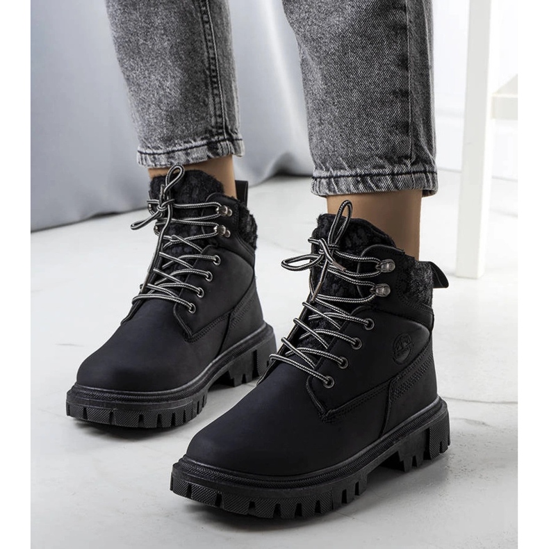 Chaussures de randonnée femme Didians noires le noir 1