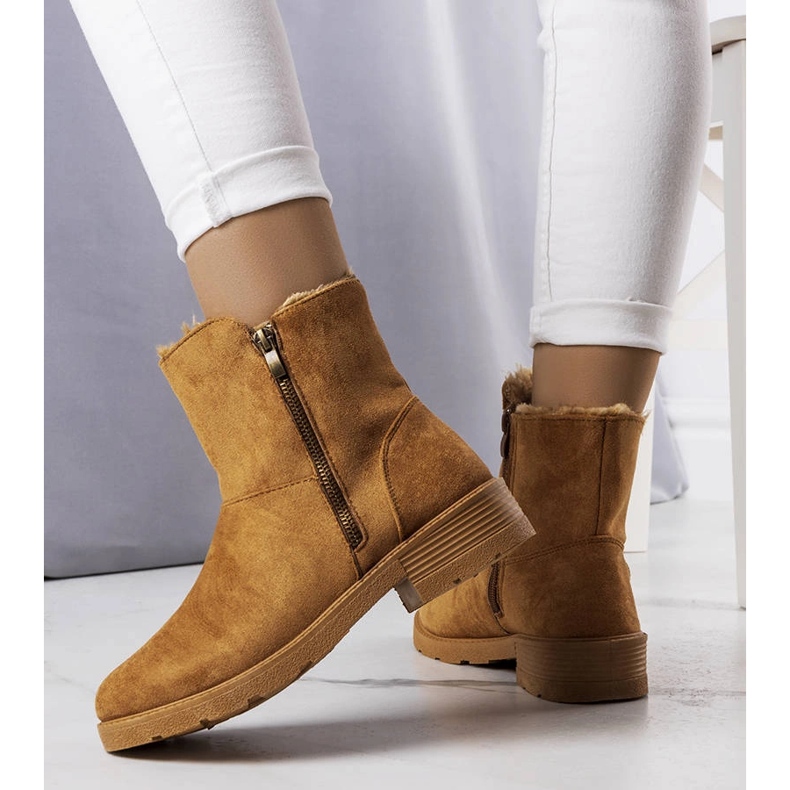 Bottes isolées marron Salona brun 1