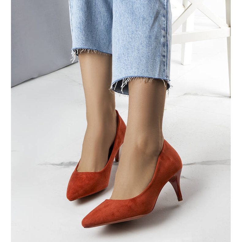 BM Escarpins marrons à talons Coursi brun 1