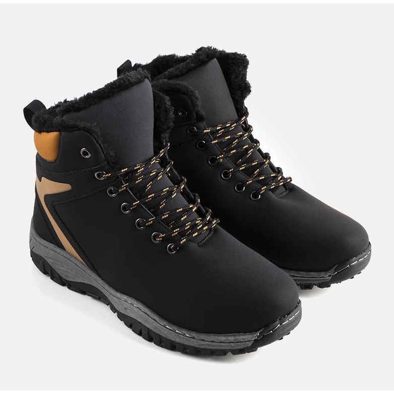 Bottes de randonnée isolées noires Terrance 1