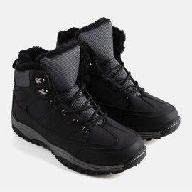 Bottes isolées Violette noires le noir 1