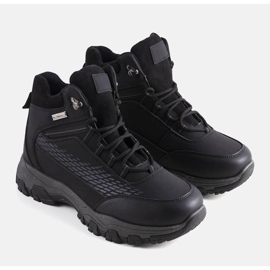 Bottes isolées noires de Jaxx le noir 1
