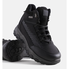 Bottes isolées noires de Jaxx le noir 2
