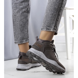 Bottes isolées grises pour femmes d'Adleri 1