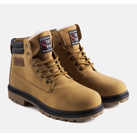BM Bottes isolées brunes pour hommes de Snell 1