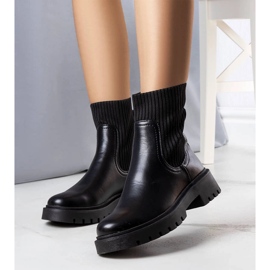 Bottes isolées noires Caland le noir 1