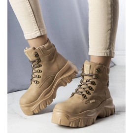 Bottes Big Star beiges KK274366 1
