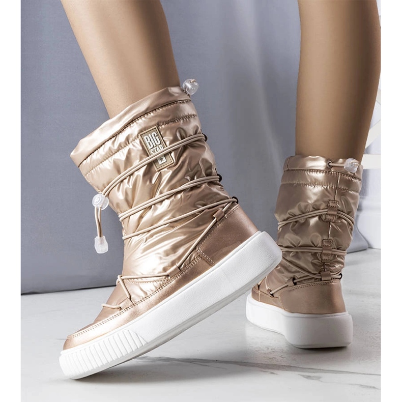 Bottes de neige dorées Big Star KK274194 beige 1