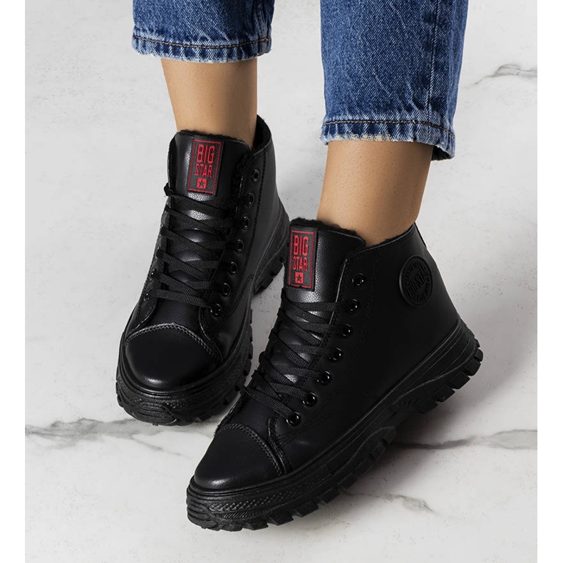 Baskets isolées noires Big Star GG274537 906 le noir 1 Baskets isolées noires Big Star GG274537 906 le noir 1