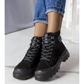 Bottes isolées noires Big Star KK274522 le noir 1
