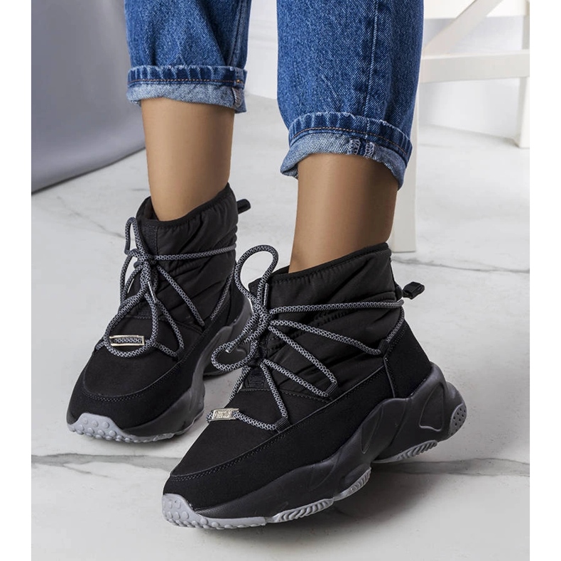 Big Star bottes de neige noires KK274274 le noir 1 Big Star bottes de neige noires KK274274 le noir 1