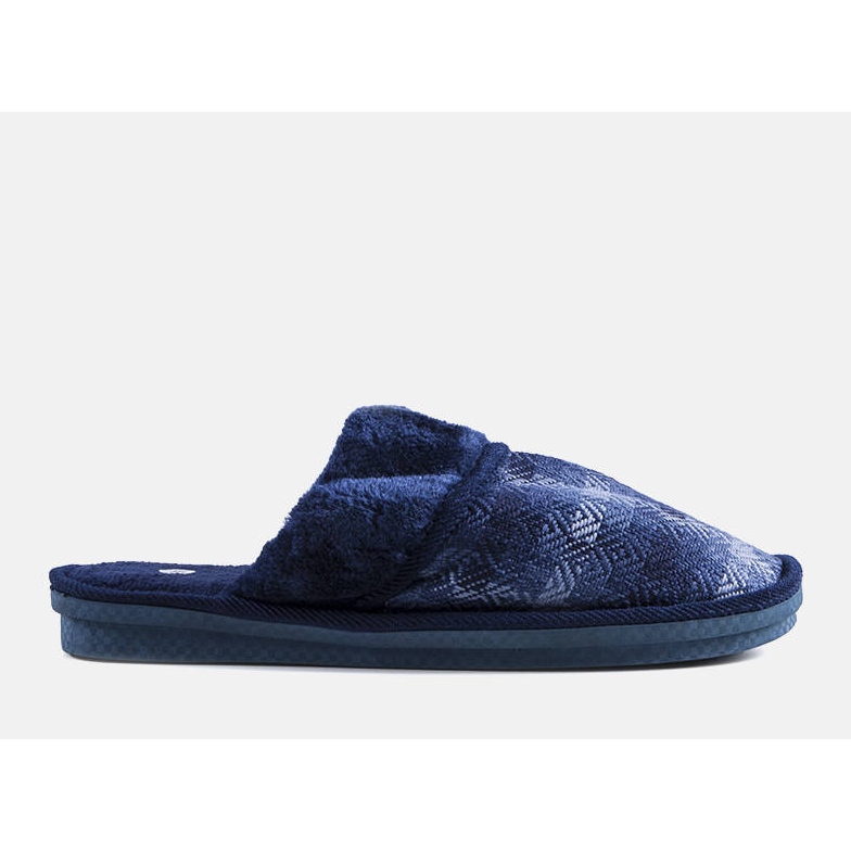 Chaussons Mirem bleu marine homme 1 Chaussons Mirem bleu marine homme 1