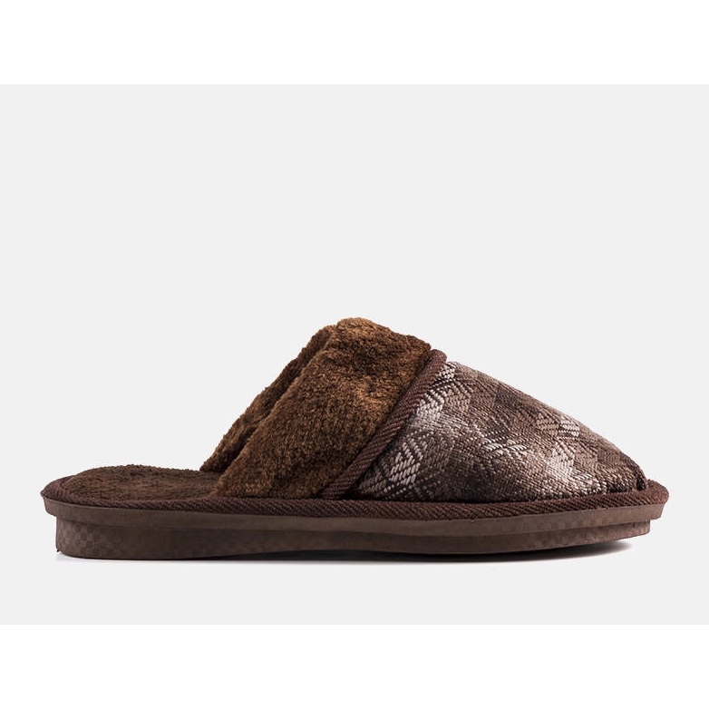 Chaussons homme Mirem marron brun 1 Chaussons homme Mirem marron brun 1