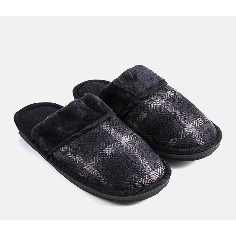 Chaussons homme Mirem noirs 1