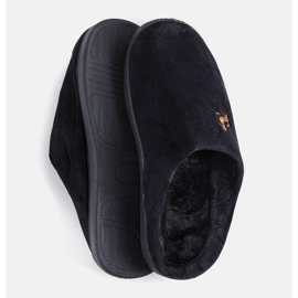 Chaussons homme Presse noirs 1