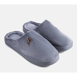 Chaussons homme Presse gris 1