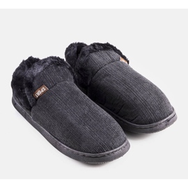 Chaussons hauts Voltar noirs pour hommes 1