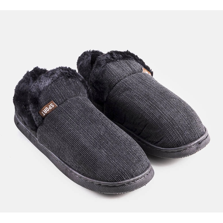 Chaussons hauts Voltar noirs pour hommes 1