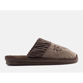 Chaussons marron pour homme de Lesseps brun 1 Chaussons marron pour homme de Lesseps brun 1