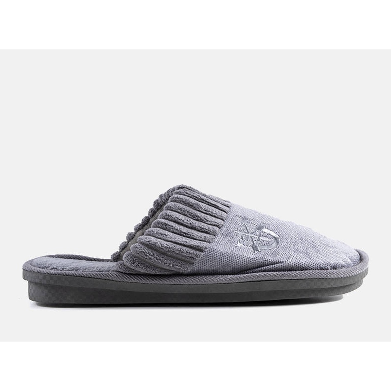 BM Chaussons gris pour homme de Lesseps 1
