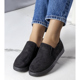 Baskets noires Sneakers avec Eco-part 1