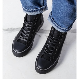 Baskets isolées noires Big Star KK274173 le noir 1 Baskets isolées noires Big Star KK274173 le noir 1