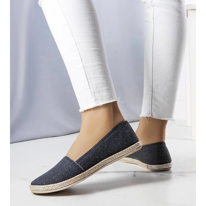 Espadrilles Amiral noires femme 1