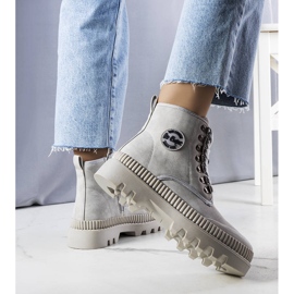 Bottes isolées grises LCJ-22-44-1340L Lee Cooper 1