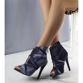 BM Escarpins élégants gris avec dessus de Sao 1