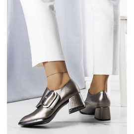 PA1 Escarpins gris Ailani argent 2