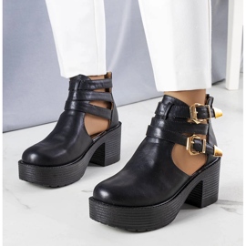 Bottines noires de Nellie le noir 1