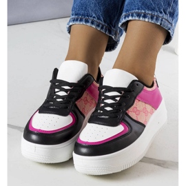 Baskets roses et noires pour femmes de Luzia 1